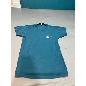 Hooters Board Meeting Surfer Girl Teal T-Shirt M